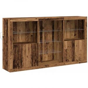 VidaXL Buffet Bois ancien 181.5 x 37 x 100 cm Bois d'ingénierie