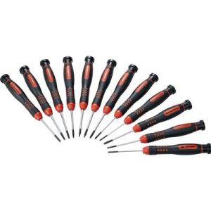 Toolcraft Lot de tournevis 12 pièces vis à fente, vis Phillips, TORX® intérieur 1312678 1 set