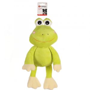 Flamingo Jouet KERMI la grenouille vert 26 cm pour chien - Vert