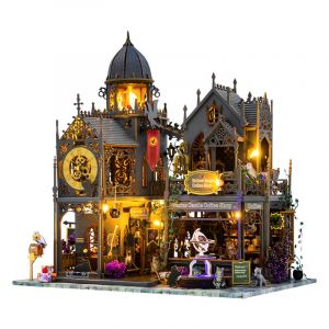 Dam Caf&eacute;t&eacute;ria magie vide. Maquette 3d r&eacute;aliste.