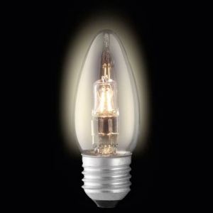 Sygonix Ampoule halog&egrave;ne Eco 28987C E27 40 W = 60 W blanc chaud forme de flamme &agrave; intensit&eacute; variable 2 pc(s)