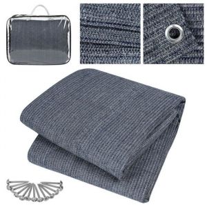 Yuenfong Tapis De Camping, Tapis De Haute Qualit&eacute; En Pehd, Tapis De Tente, Lavable, Antid&eacute;rapant, Sac De Transport Inclus, 4x6m