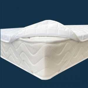 Protège matelas PLATEAU MICROFIBRE 90x190 blanc