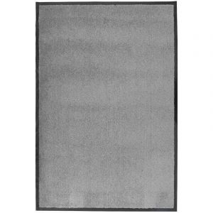 VidaXL Paillasson gris 60x90 cm