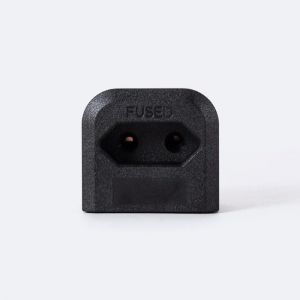 Adaptateur de Prise Type e (eu) à Prise Type g (uk) Noir
