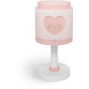 Dalber Lampe de chevet ou de table enfant Baby Dreams Rose Cœur, 76011NS, G4 - LED 4 W - Ampoule incluse