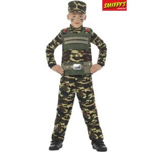 Smiffy's GAR&Ccedil;ON D?UNIFORME MILITAIRE-TAILLE 10/12 ANS