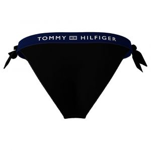 Image de Tommy Hilfiger Cheeky Side Tie Bikini Haut De Maillot - Femme - Noir - XS