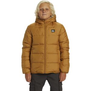 Image de Quiksilver Scaly Reversible - Veste &agrave; capuche isolante et r&eacute;versible pour Gar&ccedil;on 8-16 ans Marron - Taille 12