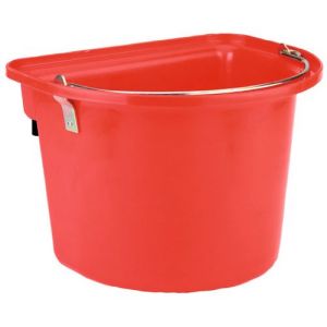 Image de Kerbl Cheval Seau Mangeoire 12 L Rouge