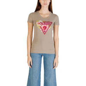 Guess T-shirt col rond femme Triangle Beads