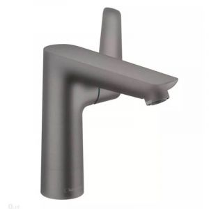 Image de Hansgrohe Mitigeur de lavabo Talis E 150, avec tirette et vidage noir chromé brossé - 71754340