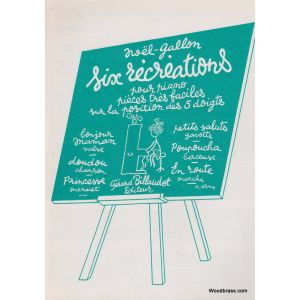 Billaudot Gallon Noel - Six Recreations - Piano
