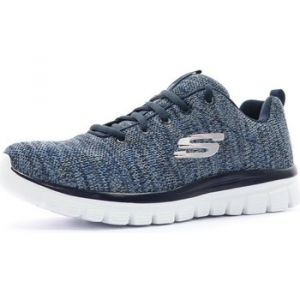 Skechers Graceful Twisted Femme Chaussures Sport Bleu