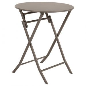 Hesperide Table ronde Greensboro tonka - Taupe