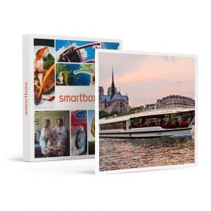 Smartbox Coffret Cadeau - Découverte de Paris lors d’un dîner croisière Excellence sur la Seine pour 1 adulte- Gastronomie