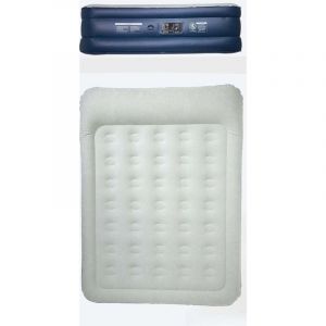 Lit gonflable 2 personnes avec pompe intégrée LifeGoods sac de transport et kit de réparation inclus