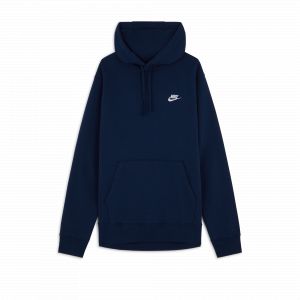 Nike Hoodie Club Small Logo Marine