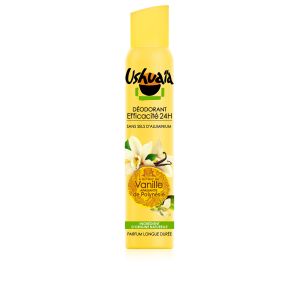 Image de Ushua&iuml;a Fleur de Vanille apaisante de Polyn&eacute;sie - D&eacute;odorant spray efficacit&eacute; 24h - 200 ml
