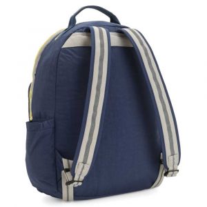 Image de Kipling Sac à dos Seoul BTS CE2/Collège Blue Thunder bleu