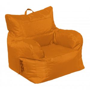 Alter Fauteuil rembourr&eacute; avec accoudoirs, couleur orange, Dimensions 80 x 80 x 80 cm