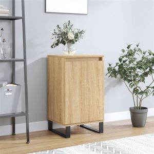 VidaXL Buffet chêne sonoma 40x35x70 cm bois d'ingénierie