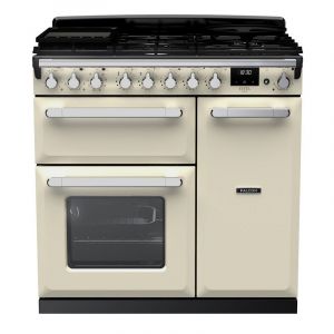 Falcon PIANO DE CUISSON ESTEL DELUXE TAB GAZ 100 CM CREME PASTEL CHROME