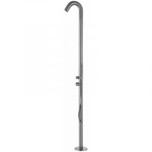 Image de Sined Douche en acier inox avec Douchette cm 228,9x18x25 ALGHERO INOX