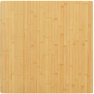 VidaXL Dessus de table 70x70x2,5 cm bambou