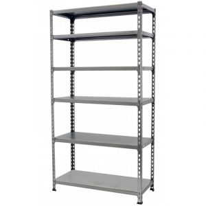 &Eacute;tag&egrave;re m&eacute;tallique grise 6 niveaux Simonclick SimonRack