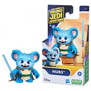 Hasbro Star Wars Young Jedi Adventures - F8004 - Figurine articulée 10cm - Personnage Nubs + Sabre Laser