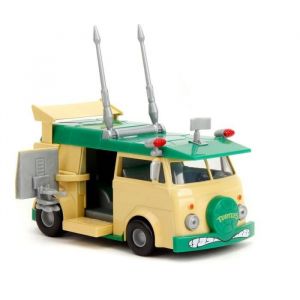 Jada Toys - Wagon de fête Tortues Ninja en métal, 1:32, Tortues Ninja Teenage Mutant Ninja Party Van en métal, 13,5 cm, pour Fans et Enfants à partir de 8 Ans