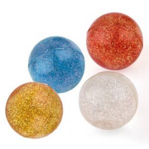 Ruedelafete Lot de 4 mini balles rebondissantes
