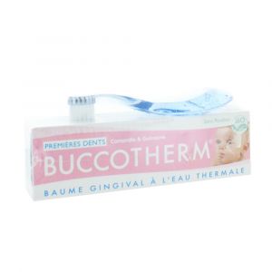 Buccotherm Soin Nourrissons Kit Premières Dents Baume 50ml + Brosse à Dents