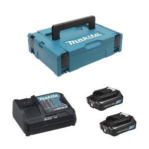 Makita Energy Kit 197641-2 2x BL1041B + DC10SB