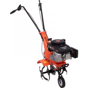 Tukang 140 - Motobineuse pour Potager à Explosion à Essence 4 temps 2.5HP Moteur 140cc avec 4 Fraises Ø30 cm