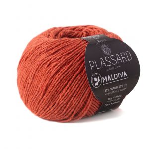 Pelote de fil à tricoter Plassard Maldiva 54 cuivre - Plassard - Mondial Tissus