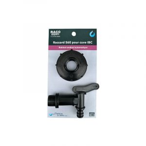 Raco Expert Raccord S60 pour cuve ibc + robinet 1/4 tour
