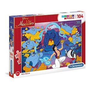 Image de Clementoni Aladdin - Puzzle SuperColor - 104 pièces - 48 x 33 cm