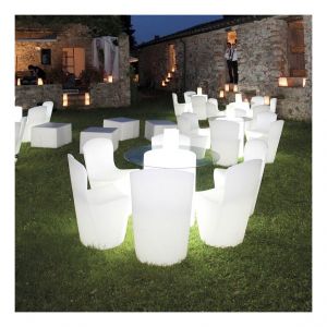 Slide Chaise lumineuse design moderne ZOE RGB pour cuisine, bar, restaurant et jardin