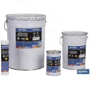 Cartouche de graisse noire lithium+molybdène 400 grs Cofan