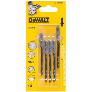 Dewalt DT2050-QZ Lame de scie sauteuse bois HCS Profondeur de coupe 15mm AttacheT Coupe fine, courbes Bois