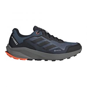 Adidas Chaussure de trail running Terrex Trail Rider GORE-TEX - Wonder Steel / Core Black / Impact Orange, Wonder Steel / Core Black / Impact Orange - Taille 44 2/3