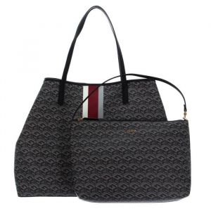 Guess Vikky Extra Large Tote Charcoal Logo [209828] - sac shopper sac a main