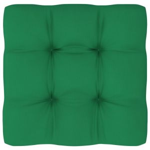 VidaXL Coussin de canap&eacute; palette Vert 50x50x12 cm