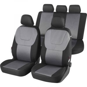 Image de Walser Housse de si&egrave;ge auto Twill gris-noir