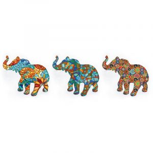 Signes Grimalt Elephant 3U Animals Figurine &Eacute;l&eacute;phant Marron - 11x12x7cm