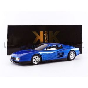 Image de Voiture Miniature de Collection KK SCALE MODELS 1 18 FERRARI Te ossa Monospecchio 1984 Blue Metallic 180503BL