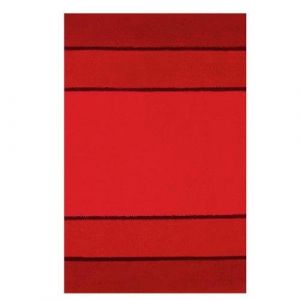 Image de Spirella 10.14472 Calma Tapis de Bain Rouge 55 x 65 cm