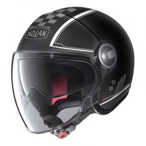 Nolan Casque jet N21 Visor Amarcord noir mat/blanc- L